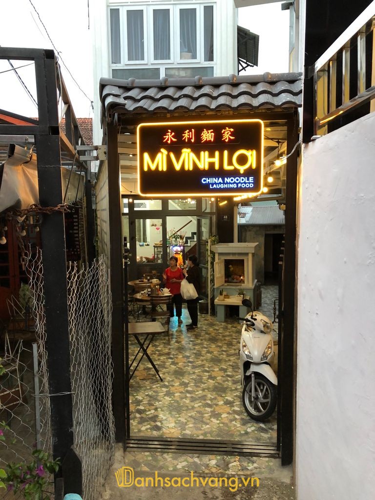 Tiệm mì Vĩnh Lợi - món mì người Hoa tại Lâm Đồng