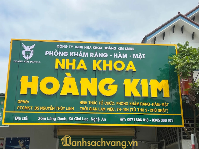 Bài viết đánh giá về nha khoa hoàng kim smile Làng danh, Giai Lạc, Nghệ An