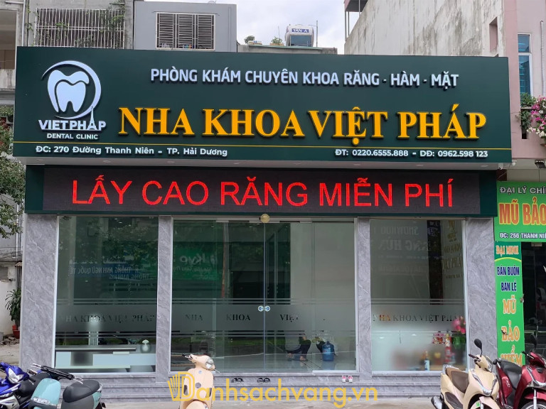 Bài viết đánh giá về Nha Khoa Việt Pháp Hải Dương 270 Thanh Niên, Phúc Duyên, Lê Thanh Nghị, Hải Phòng