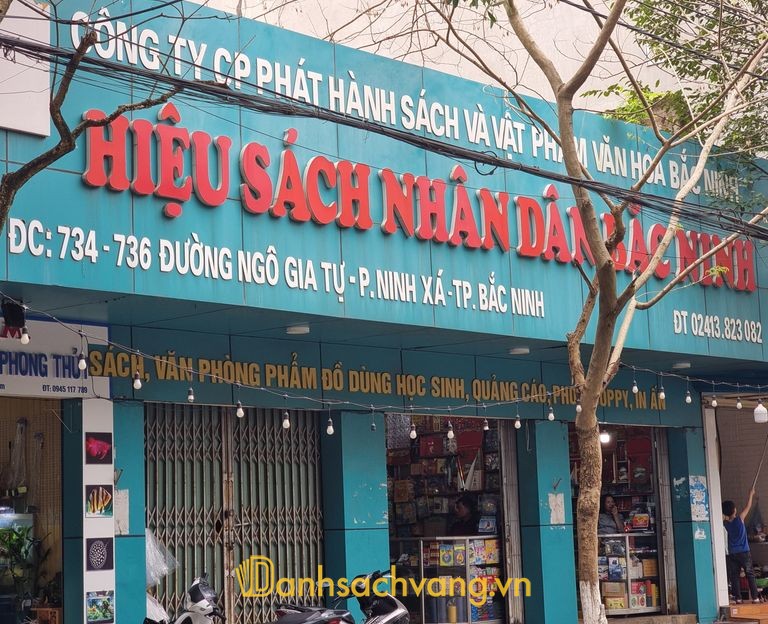 Hiệu sách Nhân Dân TP Bắc Ninh trên đường Ngô Gia Tự