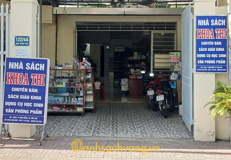 Nhà Sách Khoa Thi trên đường Mạc Thiên Tích Cần Thơ
