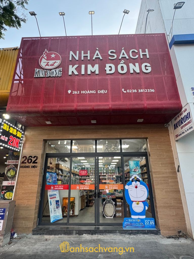 Nhà sách Kim Đồng tại 262 Hoàng Diệu Đà Nẵng