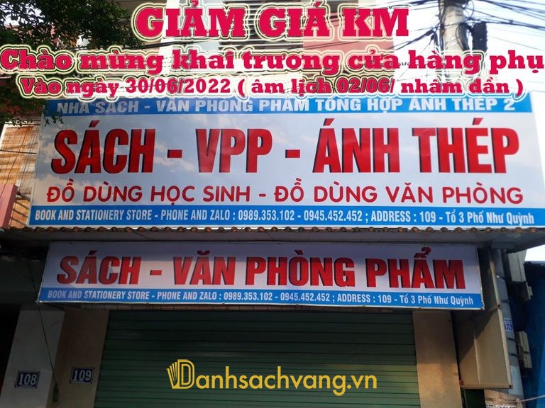 Nhà Sách Ánh Thép tại Như Quỳnh Hưng Yên