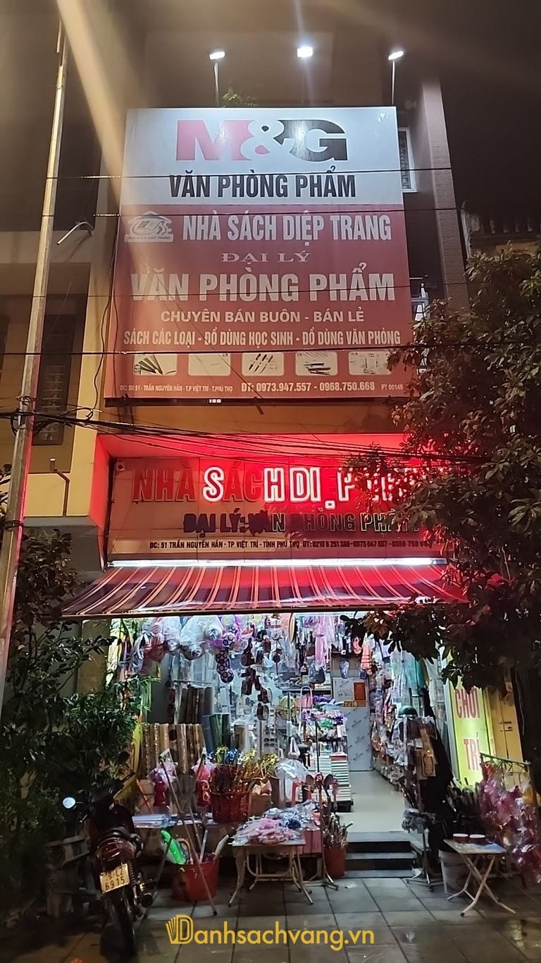 Nhà sách Diệp Trang tại Phú Thọ