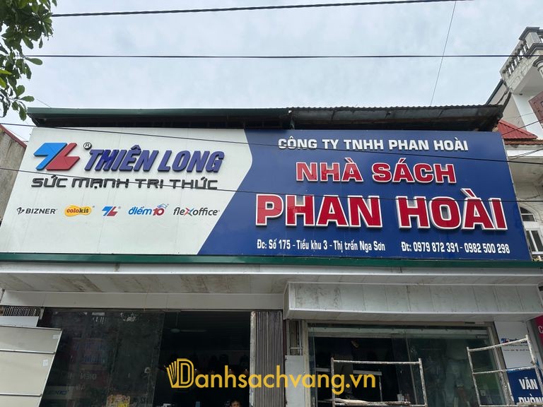 Nhà Sách Phan Hoài tại Quốc lộ 10 Nga Sơn Thanh Hóa