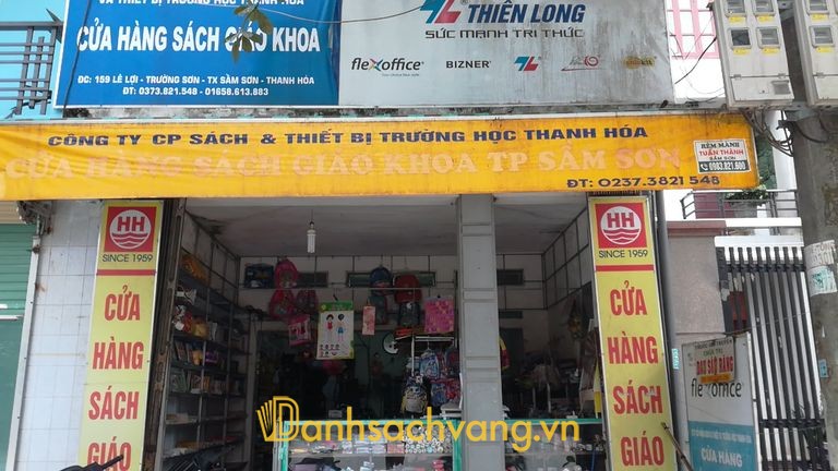 Cửa Hàng Sách và Văn Phòng Phẩm Sầm Sơn tại 159 Lê Lợi