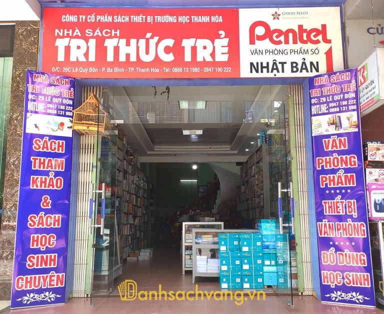 Nhà sách Tri Thức Trẻ tại đường Nguyễn Huy Tự Thanh Hóa