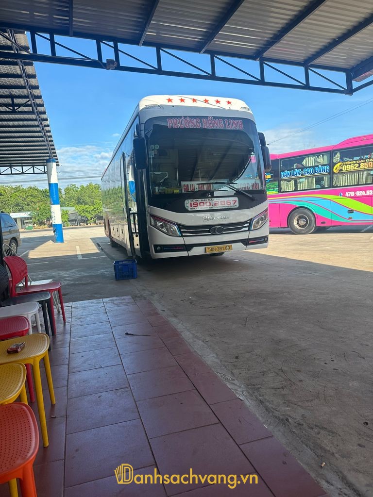 Hình ảnh thực tế nhà xe Phương Hồng Linh phục vụ hành khách bằng limousine trên tuyến Cà Mau đi Tân An Tây Ninh