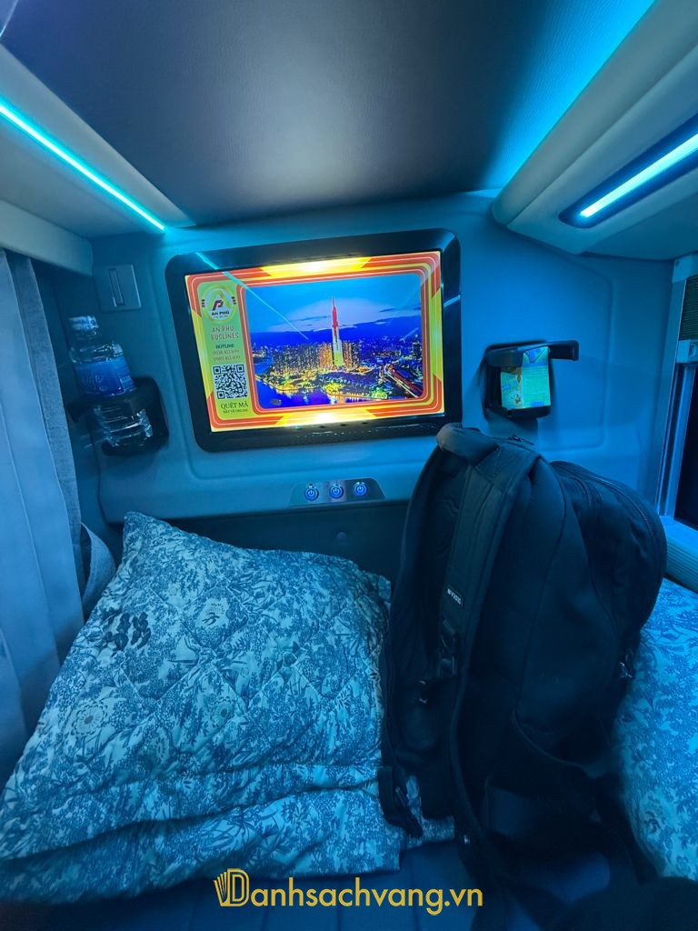 Nhà xe An Phú Buslines với limousine 24 phòng đơn trên hành trình Cam Ranh Quy Nhơn