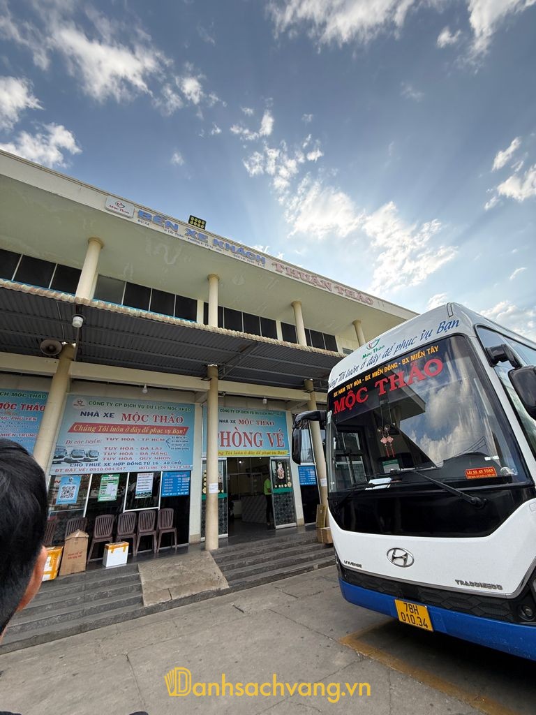 Hình ảnh thực tế nhà xe Mộc Thảo phục vụ tuyến Quy Nhơn đi Tuy Hòa Phú Yên