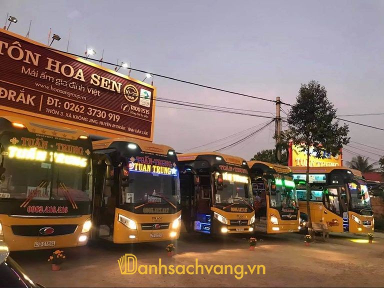 Nhà xe Tuấn Trung phục vụ tuyến limousine Sài Gòn đi Đắk Lắk