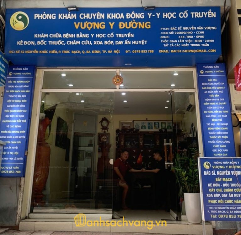 Phòng khám Đông Y Vượng Y Đường tại Ba Đình Hà Nội