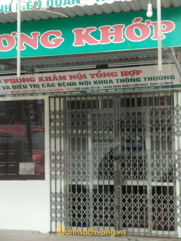 Phòng Khám Bệnh Cơ Xương Khớp Phạm Văn Hữu tại Thủy Nguyên Hải Phòng