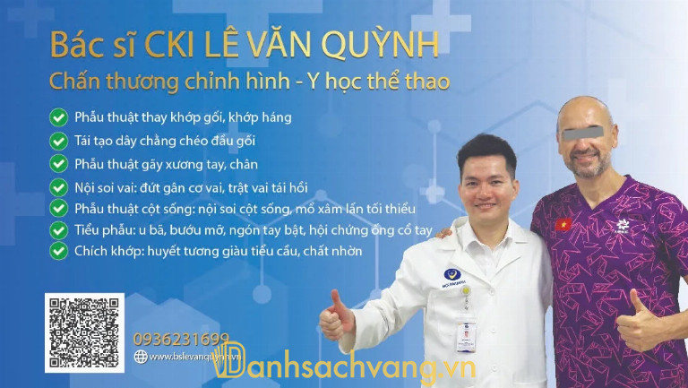 Dr.Quynh bác sĩ cơ xương khớp tại TPHCM