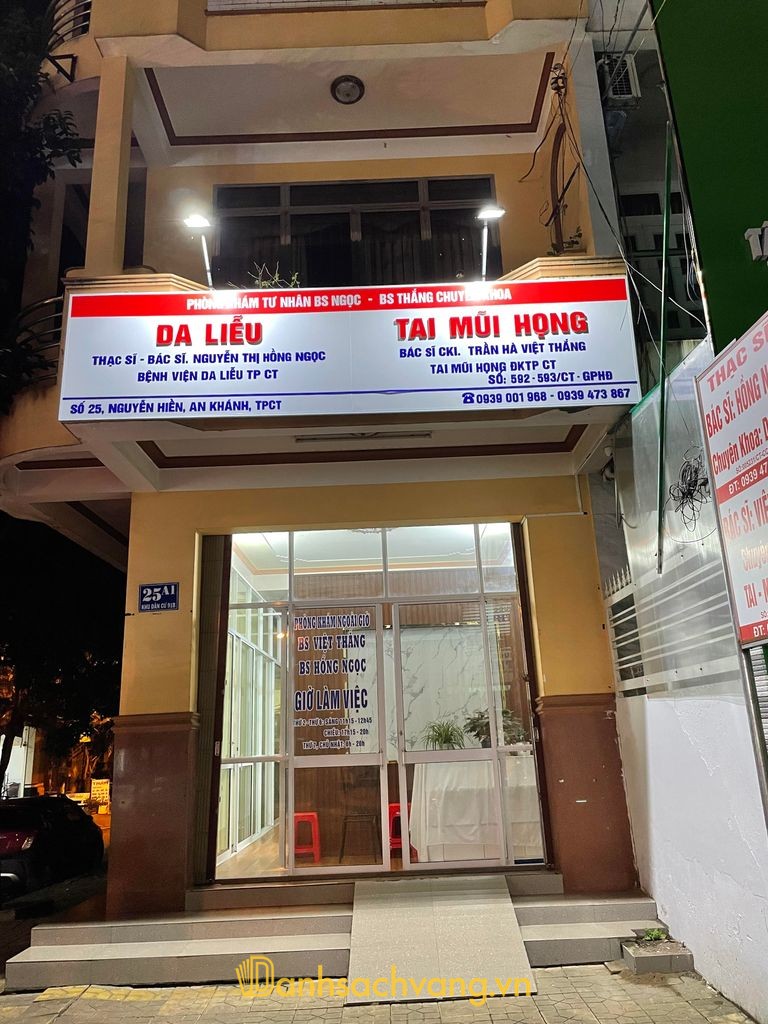 Phòng Khám Da Liễu BS Ngọc tại khu dân cư 91B Cần Thơ