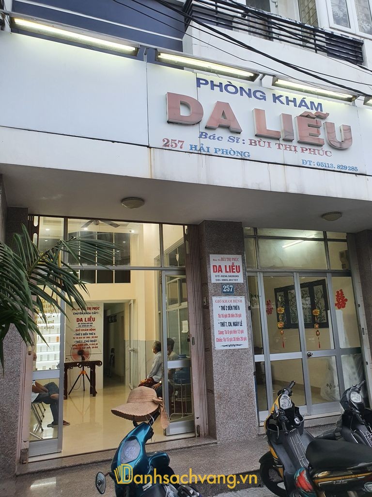 Phòng Khám Da Liễu Bác Sĩ Bùi Thị Phúc tại đường Hải Phòng Thanh Khê
