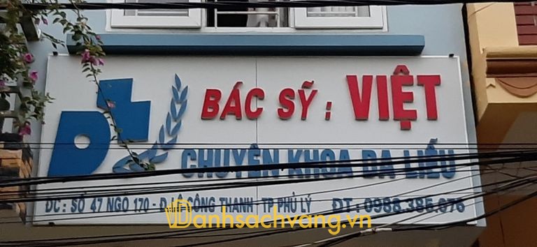Phòng Khám Da Liễu BS Việt - địa chỉ thăm khám da liễu tại Phủ Lý Ninh Bình