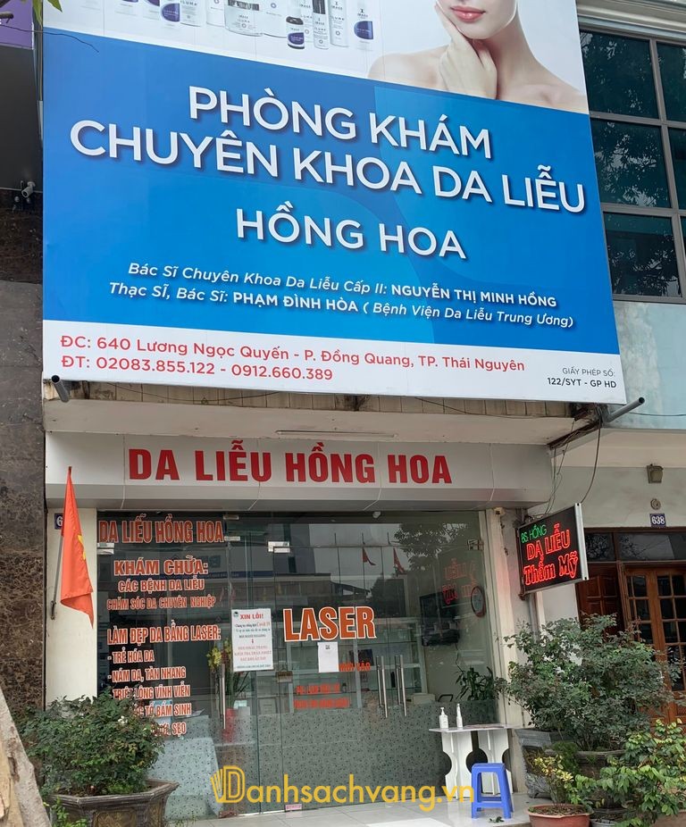 Phòng Khám Da Liễu Hồng Hoa - phòng khám da liễu ở Thái Nguyên uy tín