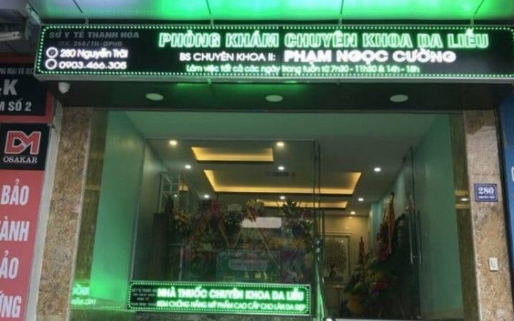 8 Phòng khám da liễu ở Thanh Hóa uy tín, Bác sĩ giỏi, tận tâm