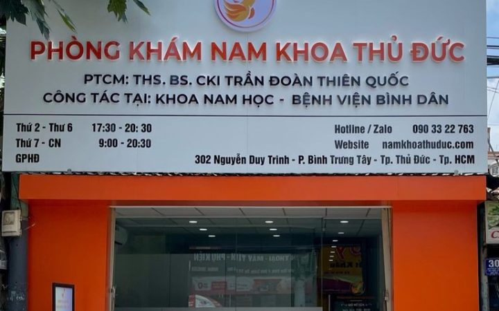 6 Phòng khám nam khoa ở TPHCM uy tín và chất lượng