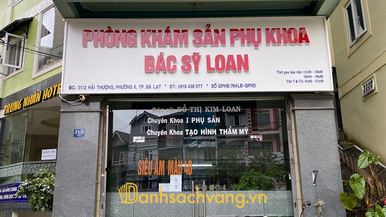 Phòng khám Sản Phụ khoa bác sĩ Kim Loan tại Đà Lạt