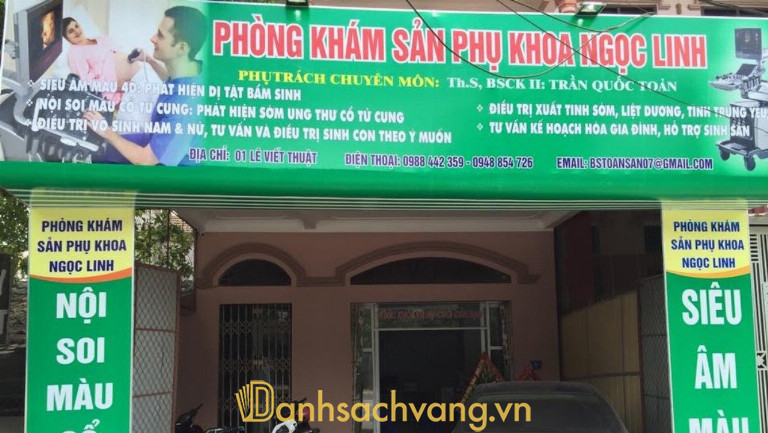 Phòng khám Sản phụ khoa và Nam khoa Ngọc Linh – 1 Lê Viết Thuật, Phường Vinh Lộc