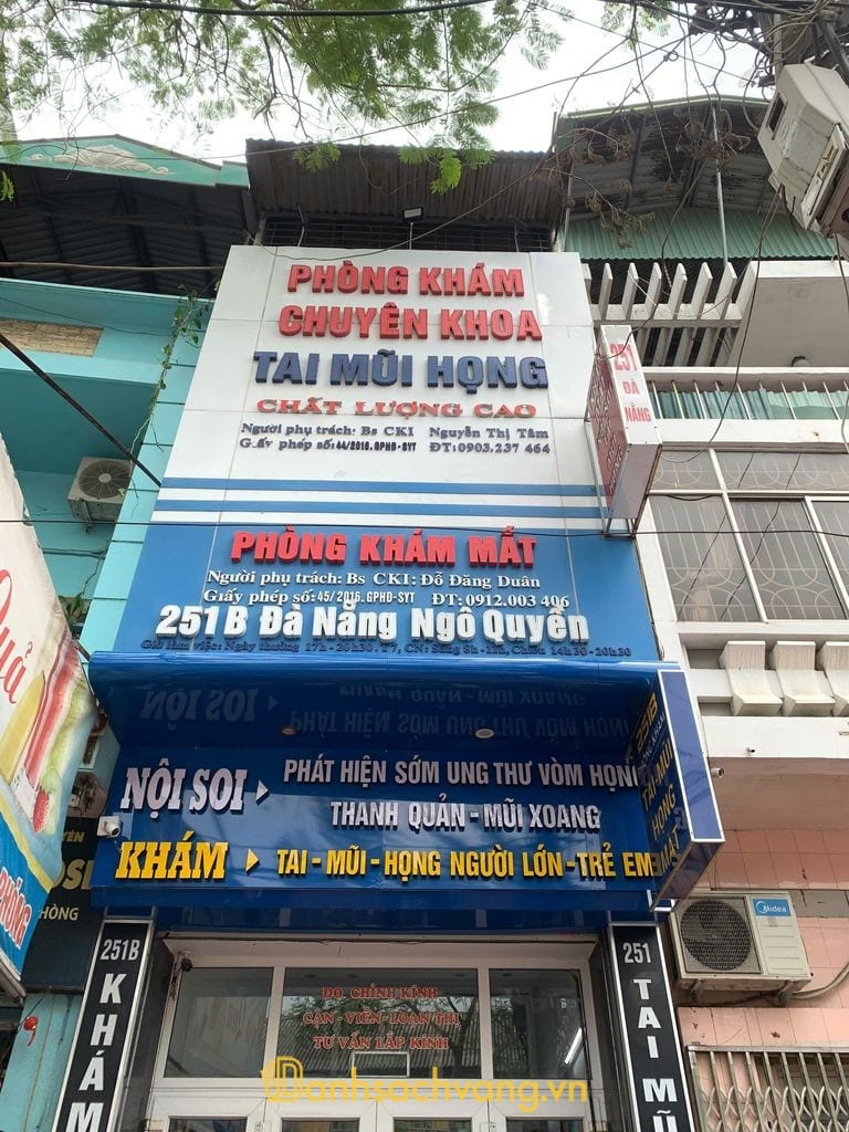 Phòng khám Nội soi Tai Mũi Họng 251 Đà Nẵng Hải Phòng