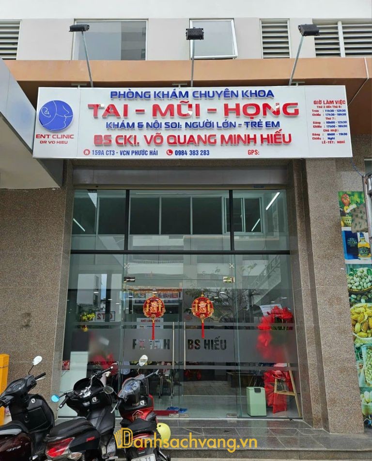 Phòng khám Tai Mũi Họng bác sĩ Võ Quang Minh Hiếu tại Nam Nha Trang