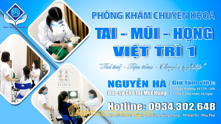 Phòng khám Chuyên khoa Tai Mũi Họng Việt Trì 1 tại Trần Phú