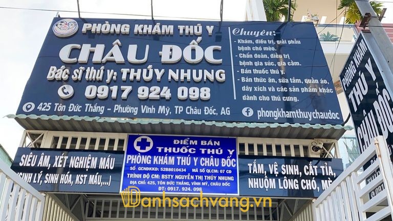 Phòng Khám Thú Y Châu Đốc BSTY Nhung
