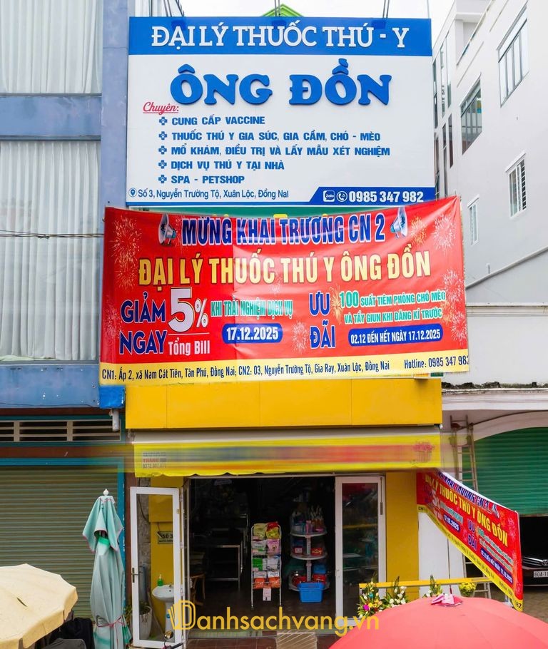 Phòng Khám Thú Y Ông Đồn tại Xuân Lộc Đồng Nai