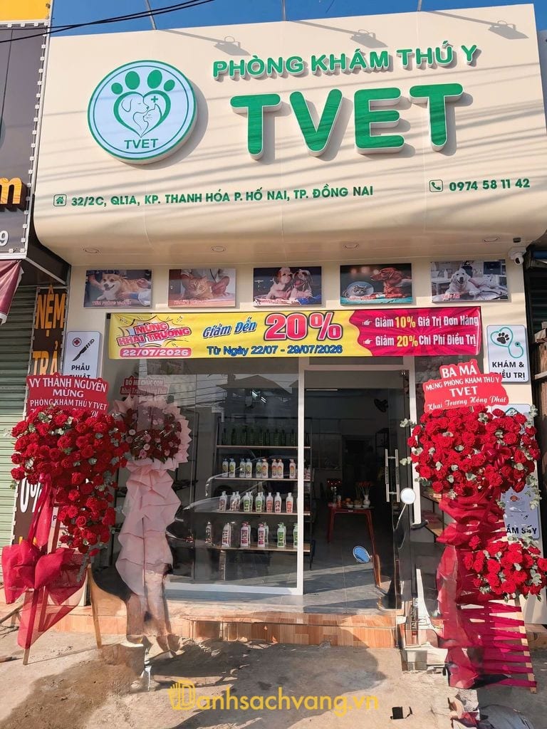 Phòng Khám Thú Y TVET Ngã 3 Trị An Đồng Nai