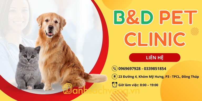 Phòng Khám Thú Y B&D Pet Clinic Cao Lãnh