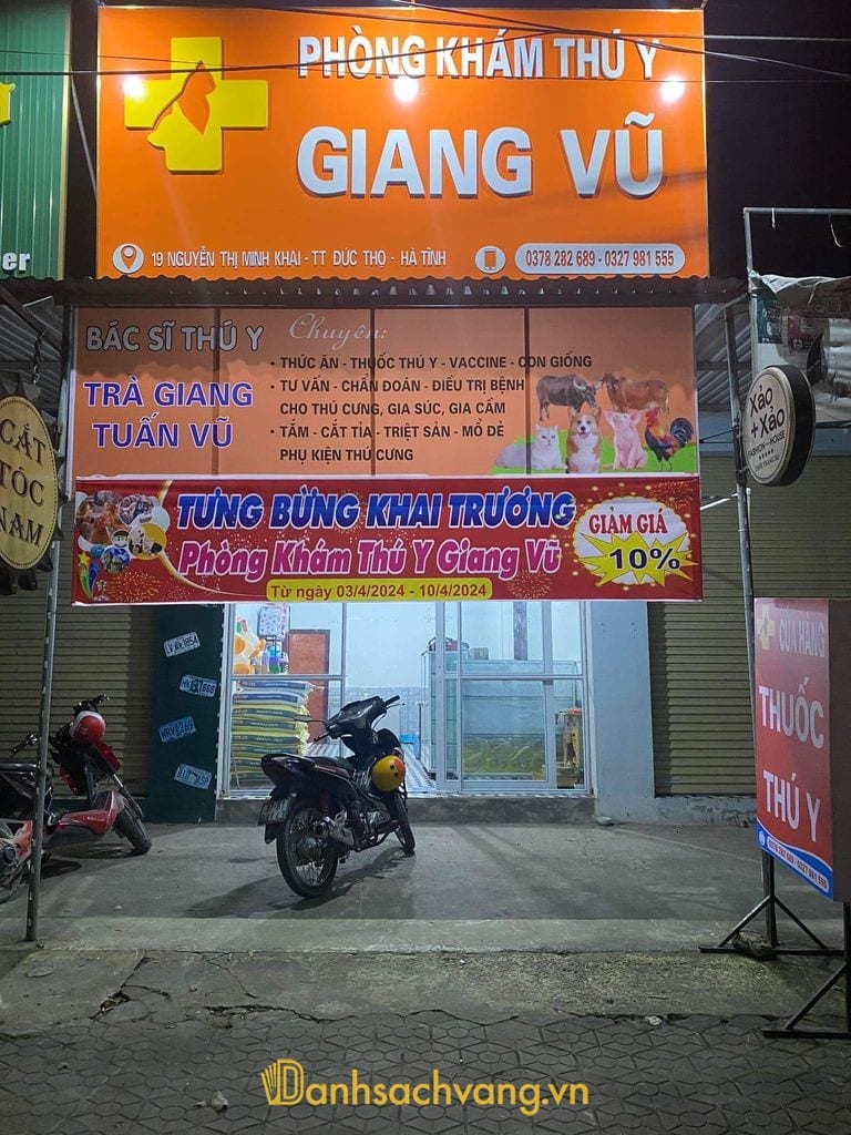 Phòng khám thú y Giang Vũ tại Đức Thọ Hà Tĩnh