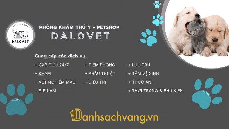 Phòng khám thú y Dalovet Đà Lạt tại 49 Trần Nhật Duật