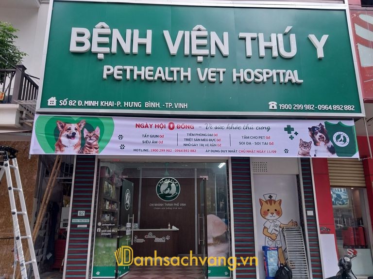 Bệnh viện Thú y PetHealth Vinh - phòng khám thú y ở Nghệ An