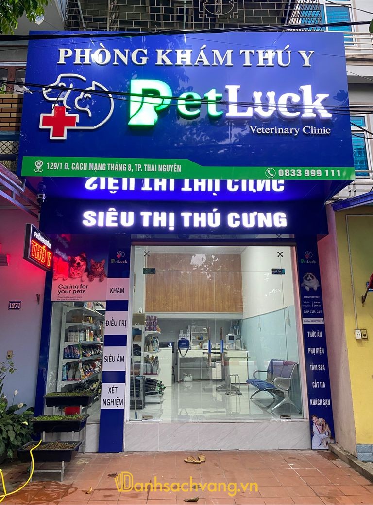 Phòng Khám Thú Y PetLuck ở Gia Sàng Thái Nguyên