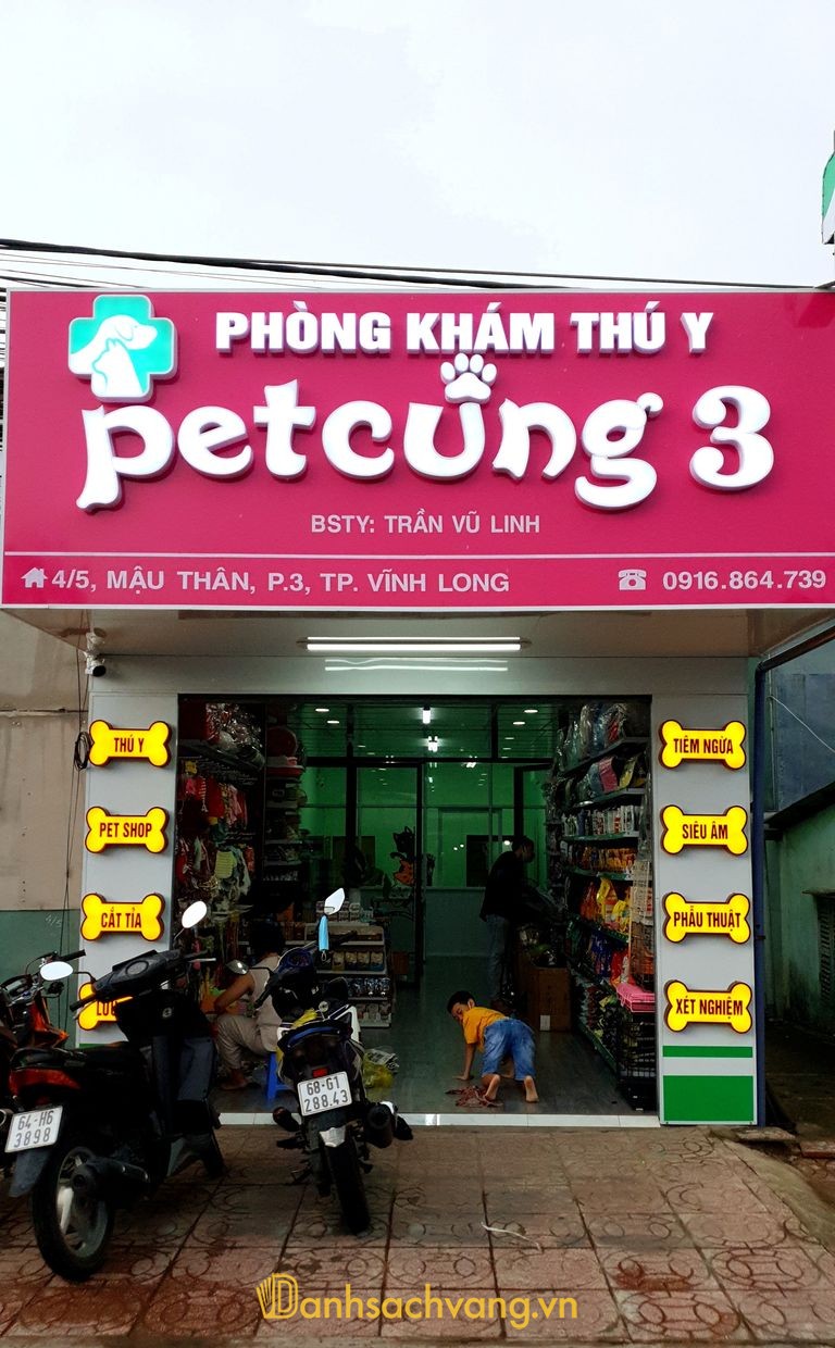 Phòng Khám Thú Y Pet Cưng 3 Vĩnh Long