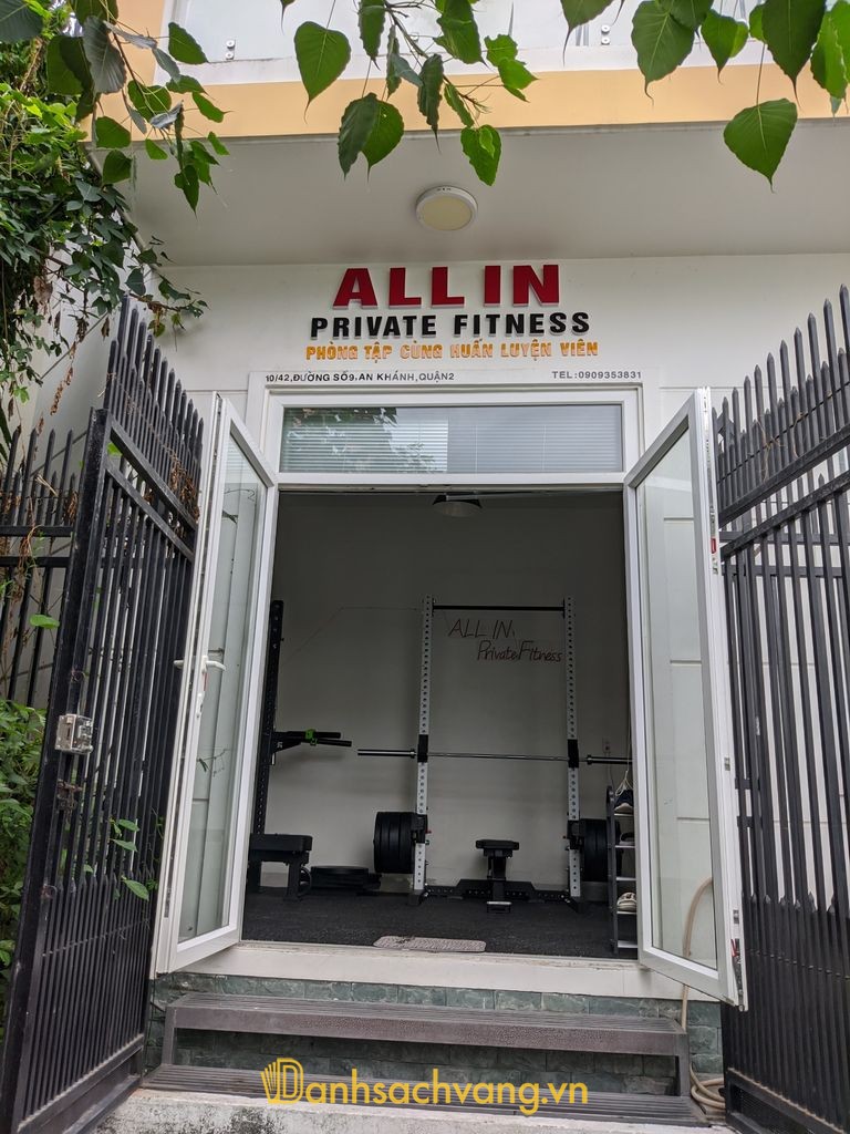 ALL IN Private Fitness An Khánh - phòng gym huấn luyện cá nhân TPHCM