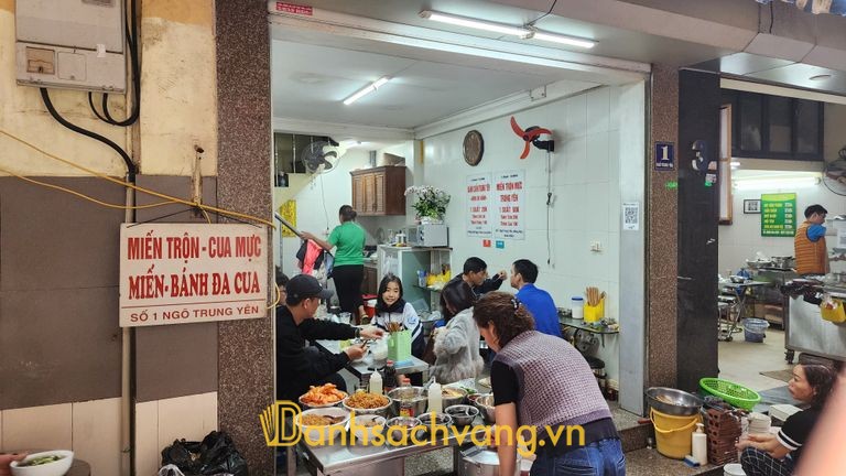 Miến Trộn Mực tại ngõ Trung Yên Hà Nội