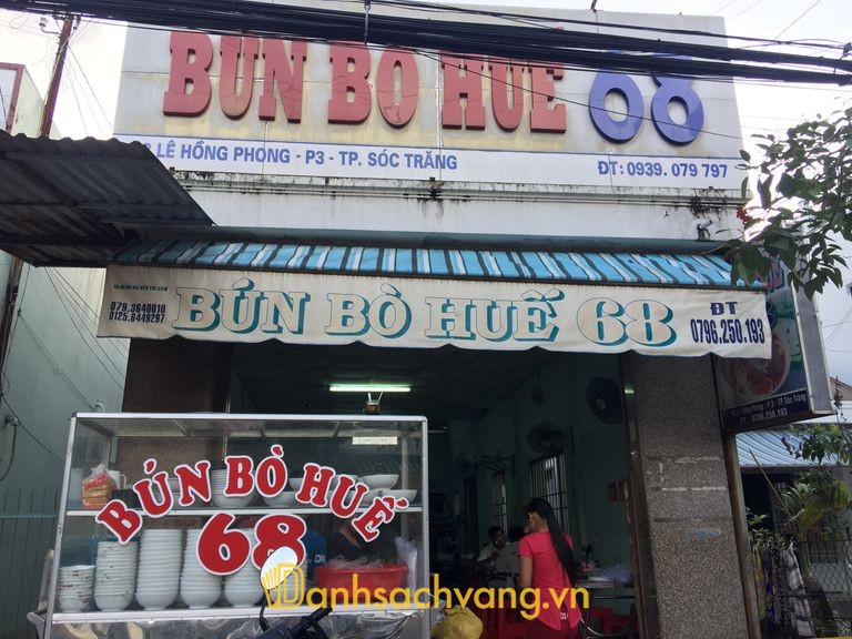 Quán Bún Bò Huế 68 tại Phú Lợi Cần Thơ