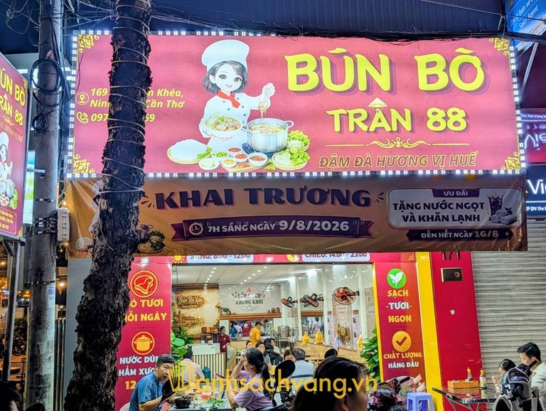 Bún Bò Huế Trân 88 - quán bún bò ngon ở Cần Thơ
