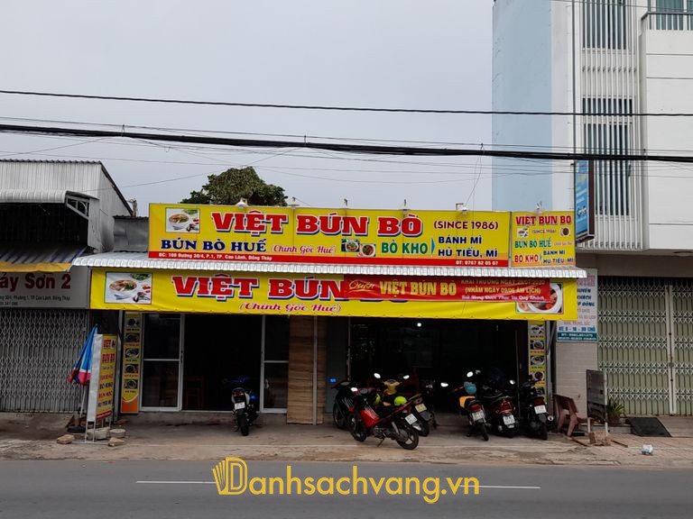 Việt Bún Bò trên đường 30 Tháng 4 tại Cao Lãnh Đồng Tháp