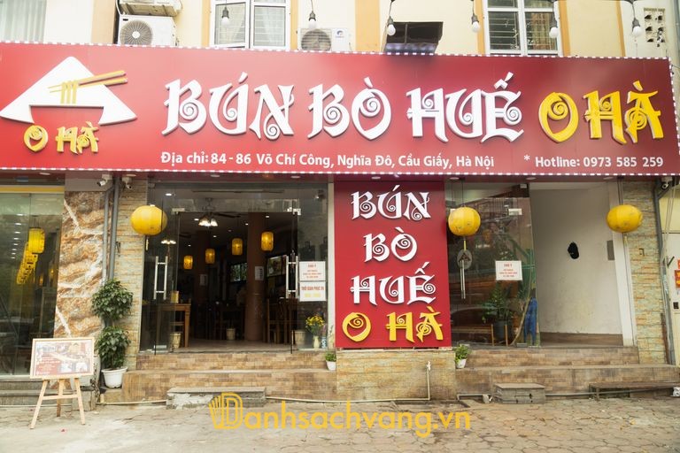 Bún Bò Huế O Hà tại 86 Võ Chí Công Hà Nội