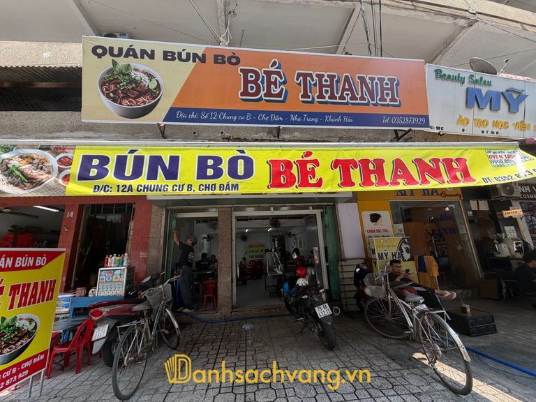Bún bò Bé Thanh gần chợ Đầm Nha Trang Khánh Hòa