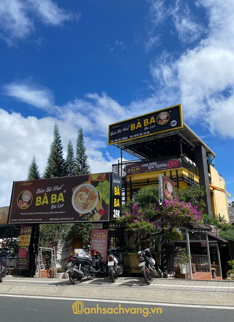 Bún Bò Huế Bà Ba - Quán bún bò ngon tại Đà Lạt