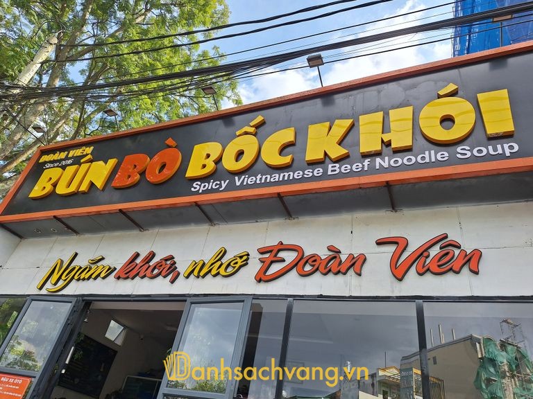 Bún bò bốc khói Đoàn Viên ở Lâm Đồng