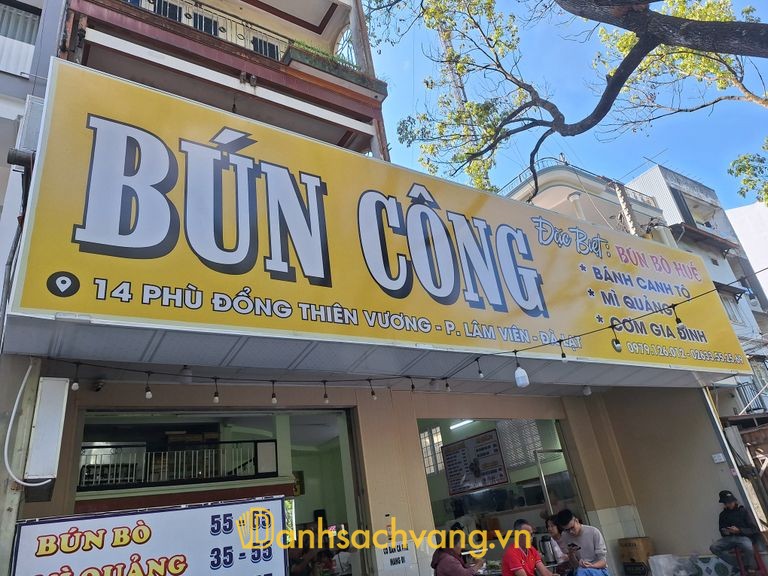 Bún Công - Quán bún bò nổi tiếng ở Đà Lạt Lâm Đồng