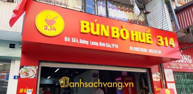 Bún Bò Huế 3,14 - quán bún bò tại Thái Nguyên