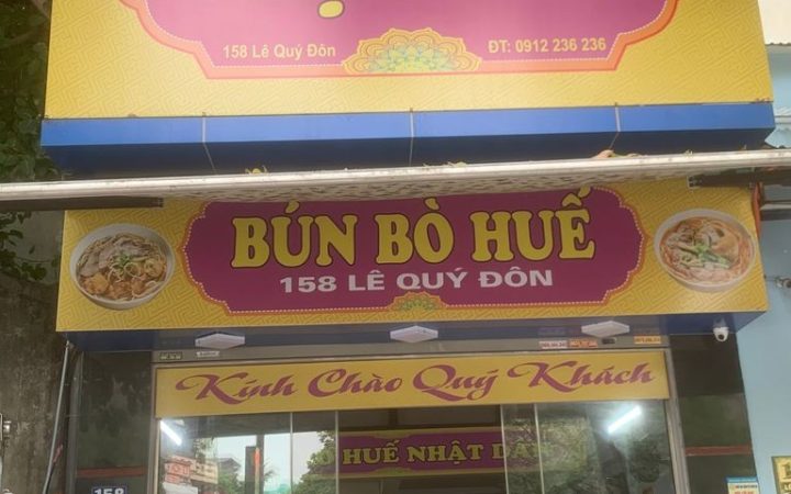 7 Quán bún bò ở Thanh Hóa chất lượng, hương vị đậm đà